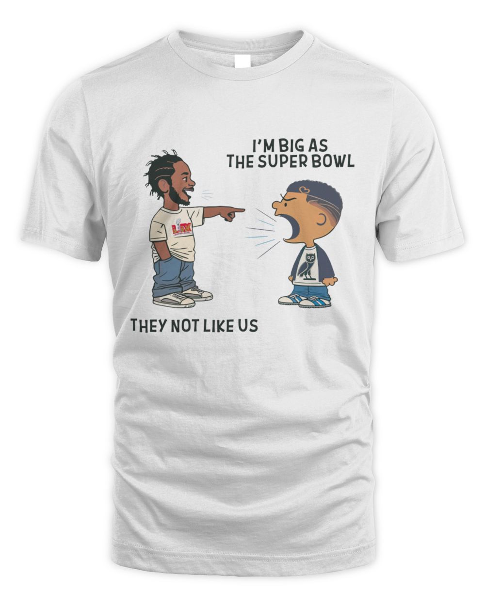 Vintage they not like us Unisex Standard T-Shirt white s