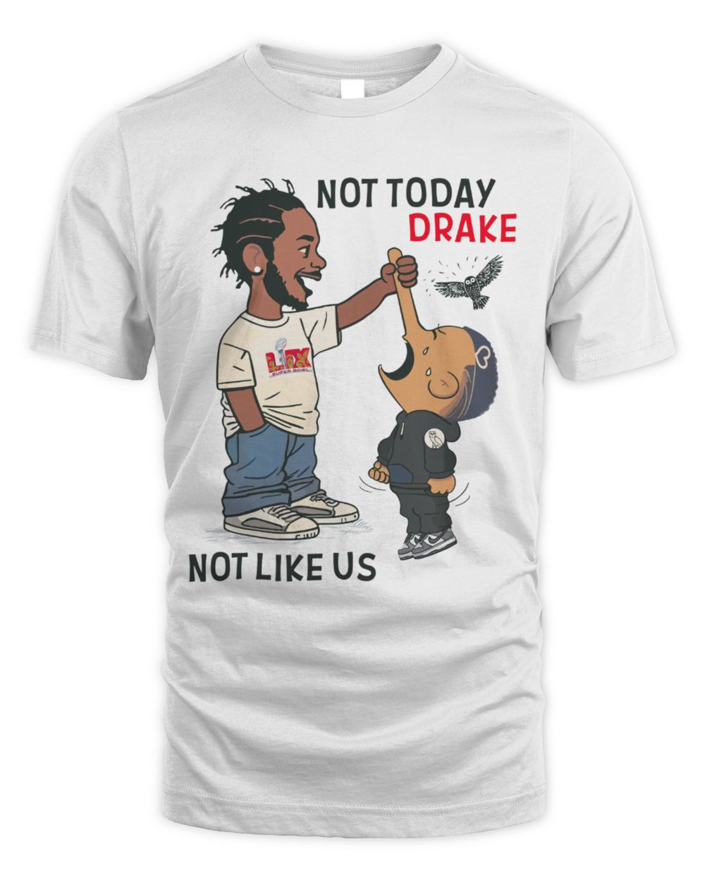 Limited not today, drake Unisex Standard T-Shirt white s